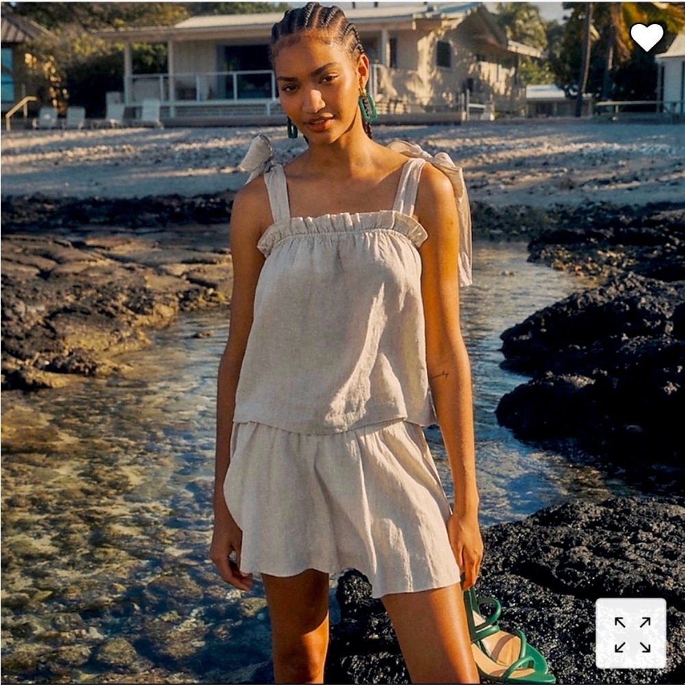 J. Crew linen outfit